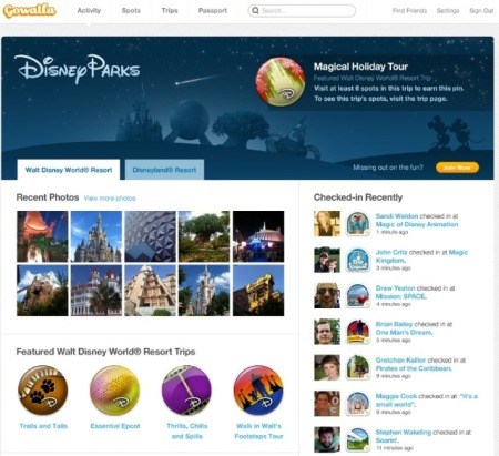 Disney Gowalla