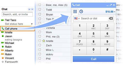 Google Voice Integrated with Gmail