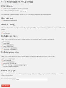 Yoast WordPress SEO XML Sitemaps