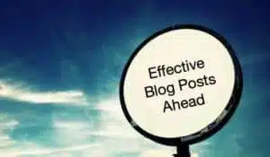 Effective blogging