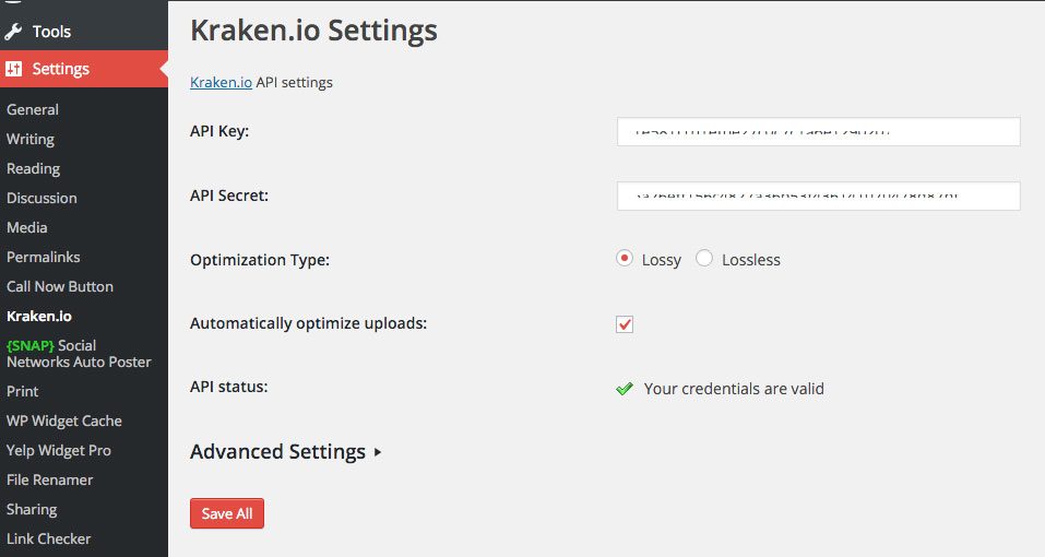 How to find Kraken in Wordpress