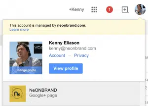 Getting to your Google+ Business Page