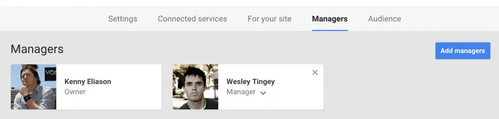 Google+ Business Page Managers