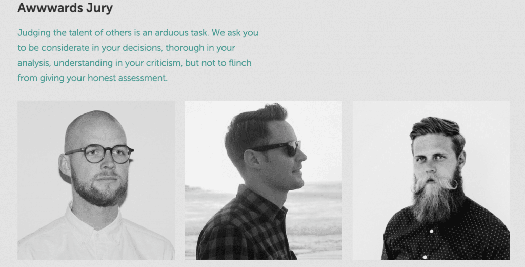 The official Awwwards Jury for 2016