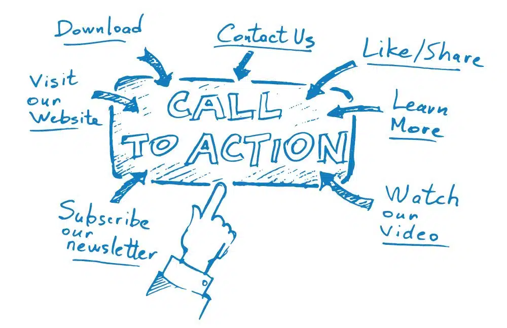 Make calls to action clear