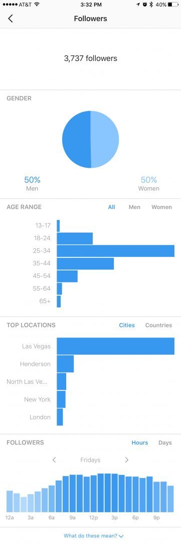 Instagram for Business Follower Insights