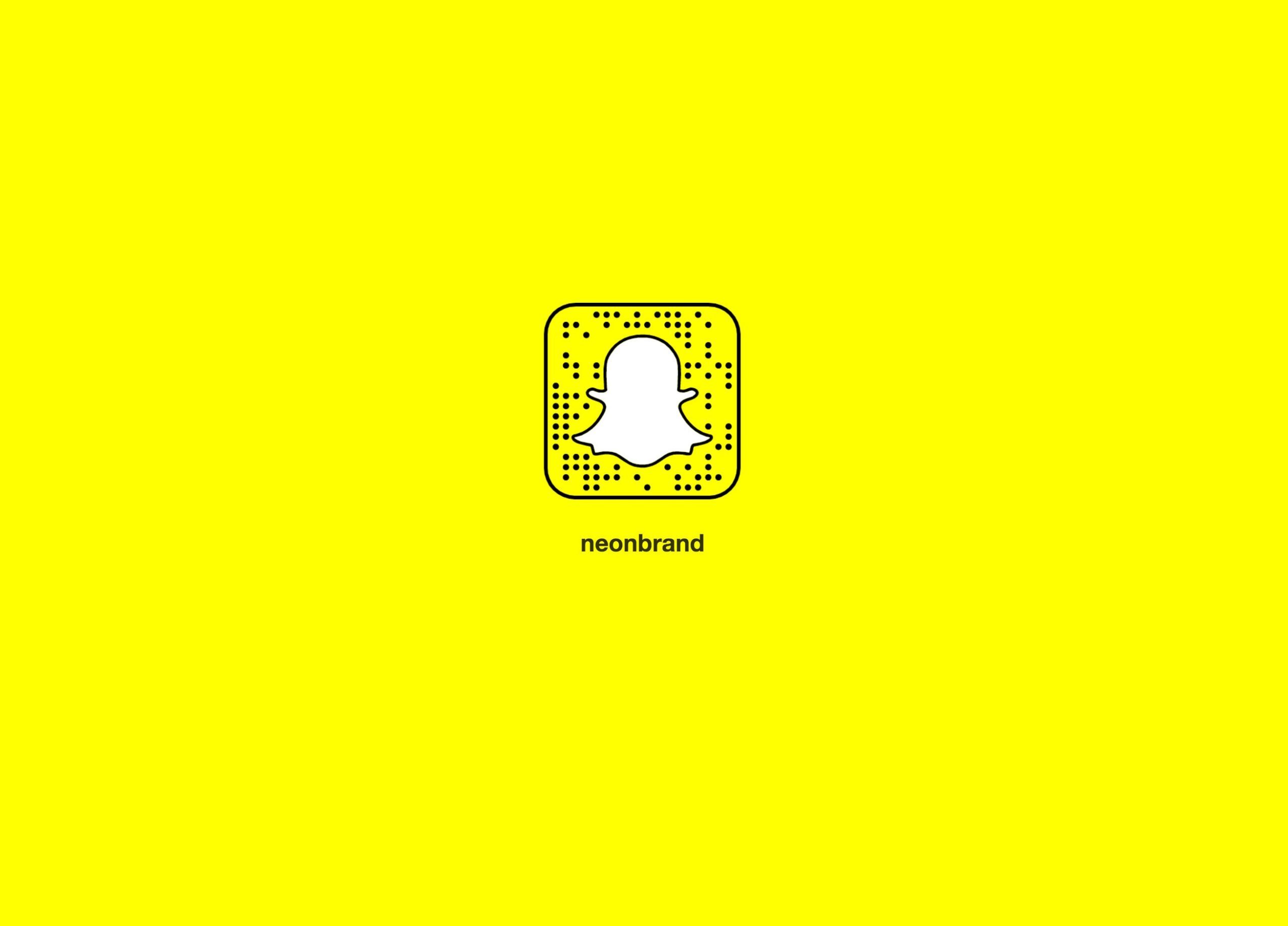 NeONBRAND Snapchat