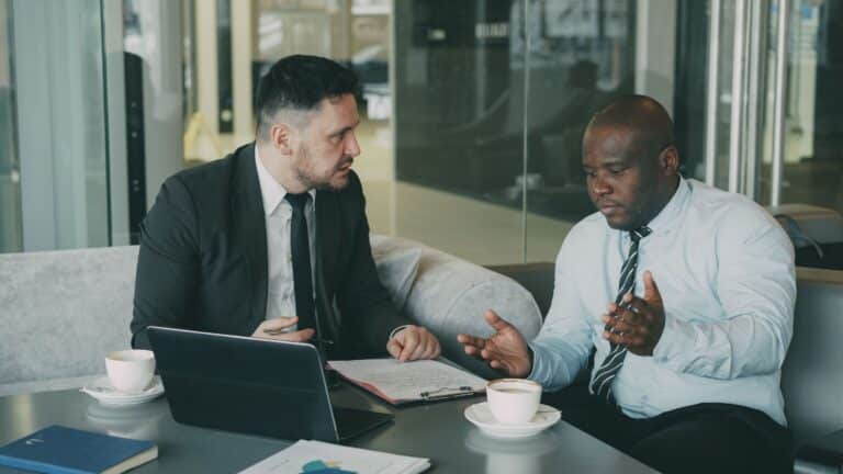 Business Consultant with Business Owner